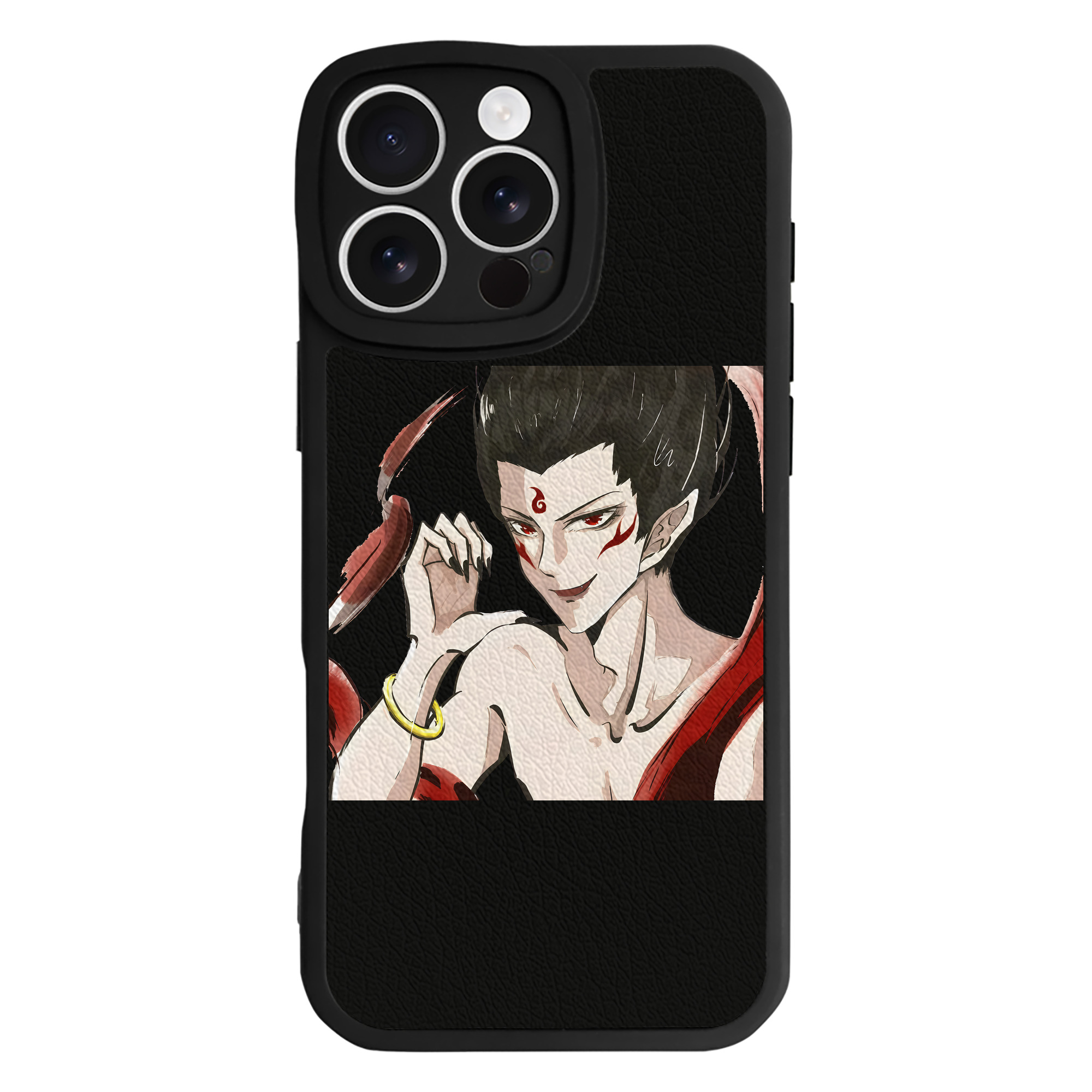 （画像用） Ne Zha 2 ナタ 魔童の大暴れ 【iPhone 16シリーズ対応】シリコンスマホケース（レザー調） 材質：シリコン